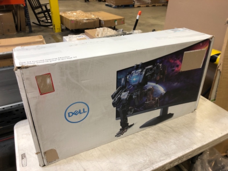 Photo 2 of Dell Curved Gaming Monitor 34 Inch Curved Monitor with 144Hz Refresh Rate, WQHD Display, Black - S3422DWG