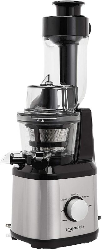 Photo 1 of Amazon Basics Easy to Clean Masticating Slow Juicer with Wide Chute

