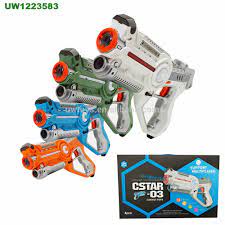 Photo 1 of CSTAR Infrared Laser Tag Blaster, Set of 4, Multiplayer/Multi-Team/Multi-Blaster Support, Up to 131 Feet
