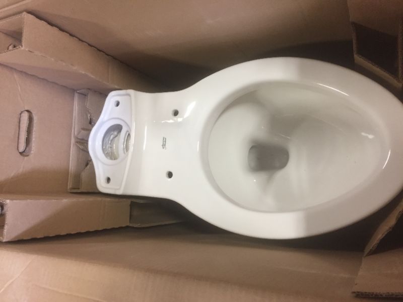 Photo 2 of American Standard Champion 4 White Elongated Chair Height 2-Piece WaterSense Toilet 12-in Rough-In Size (ADA Compliant)
