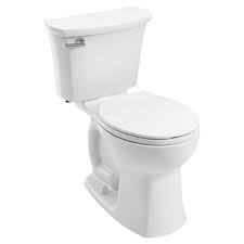 Photo 1 of American Standard Edgemere White Round Chair Height 2-Piece WaterSense Toilet 12-in Rough-In Size (ADA Compliant)
