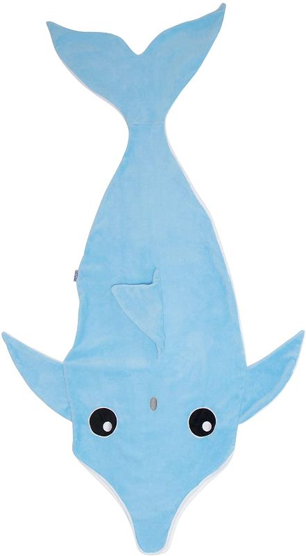 Photo 1 of FUNZIEZ! Kids Dolphin Blanket Sack - Comfy Blanket for Kids (Blue, One Size)
bundle of 2
