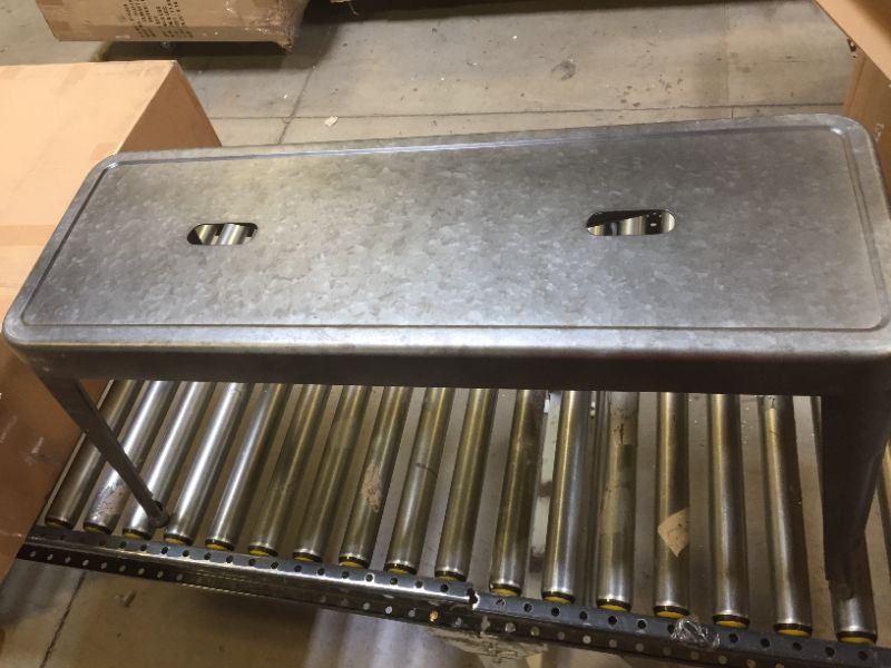 Photo 3 of  Galvanized Metal Bench
