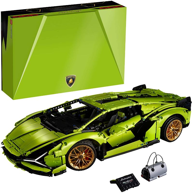 Photo 2 of LEGO Technic Lamborghini Sián FKP 37 (42115), Building Project for Adults, Build and Display This Distinctive Model, a True Representation of The Original...
