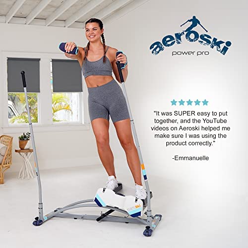 Photo 2 of Aeroski Power Pro Home Fitness, The Most Fun Cardio Machine for a Total-Body Workout. Low Impact Plyometric Training. Free Fitness App, Coach-Led Live Classes and Virtual Reality Goggles.
