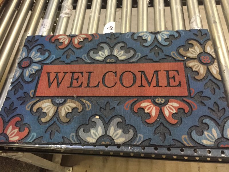 Photo 1 of 18  x 30 inches welcome mat color multicolor 