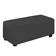 Photo 1 of EASY-GOING STRETCH OTTOMAN COVER X-LARGE DARK GRAY