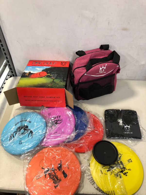 Photo 1 of CROWN ME DISC GOLF DELUXE STARTER SET