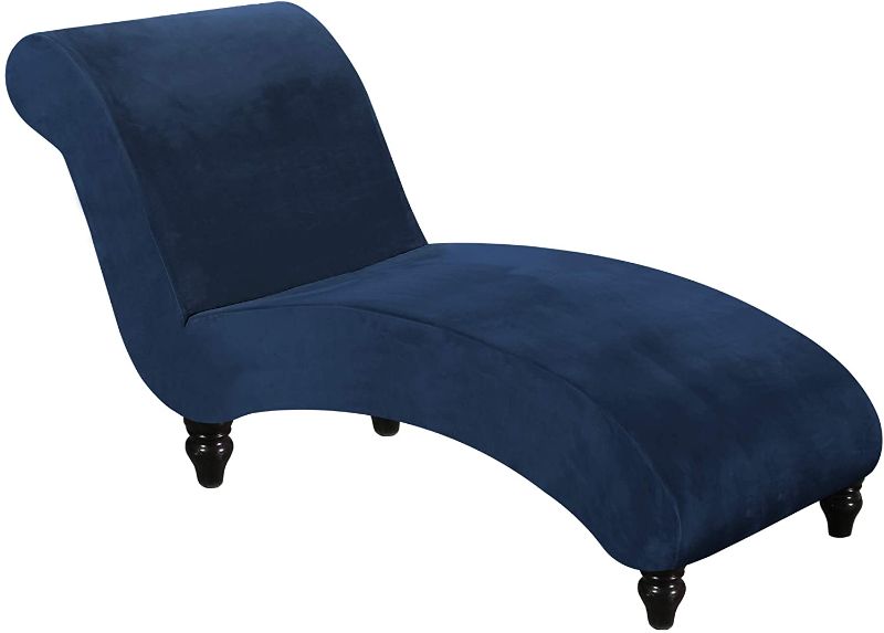 Photo 1 of FantasDecor Chaise Lounge Cover Velvet Chaise Longue Slipcover Luxury Chaise Chair Covers for Living Room Indoor Furniture Cover Slipcovers for Chaise Lounge Ultra Soft Machine Washable, Navy
(PET HAIR ON ITEM, DAMAGES TO PACKAGING)