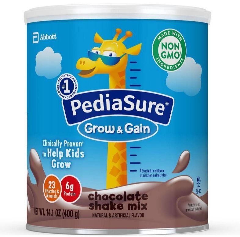 Photo 1 of PediaSure Grow & Gain Non-GMO Shake Mix Chocolate Powder - 14.1oz BEST BY 12.2022