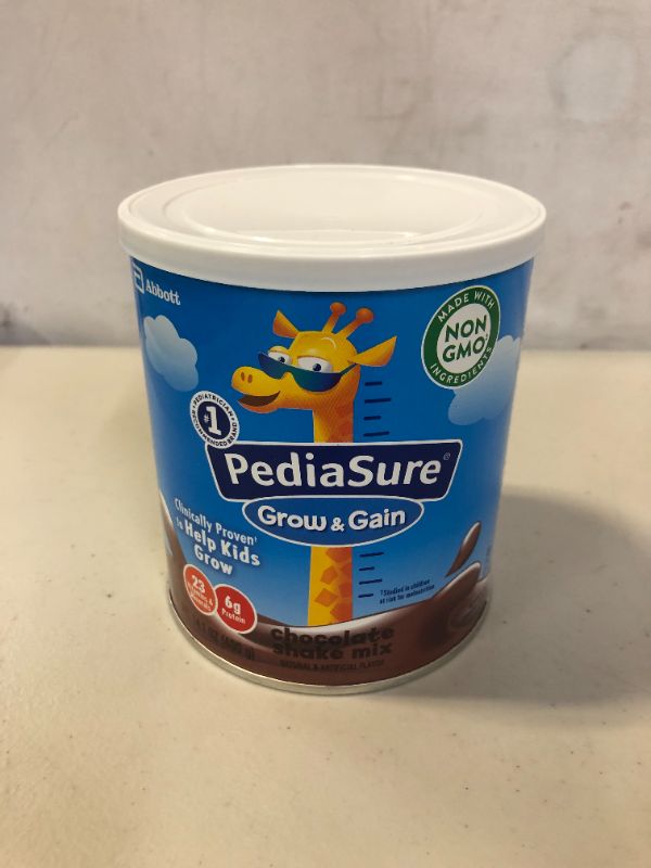 Photo 2 of PediaSure Grow & Gain Non-GMO Shake Mix Chocolate Powder - 14.1oz BEST BY 12.2022