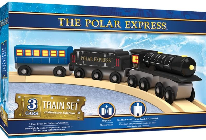 Photo 1 of MasterPieces The Polar Express Real Wood Toy Train Set, Assorted
