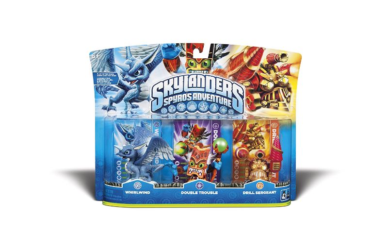 Photo 1 of Skylanders Spyro Adventure Triple Character Pack (Whirlwind, Double Trouble, Drill Sergeant)
