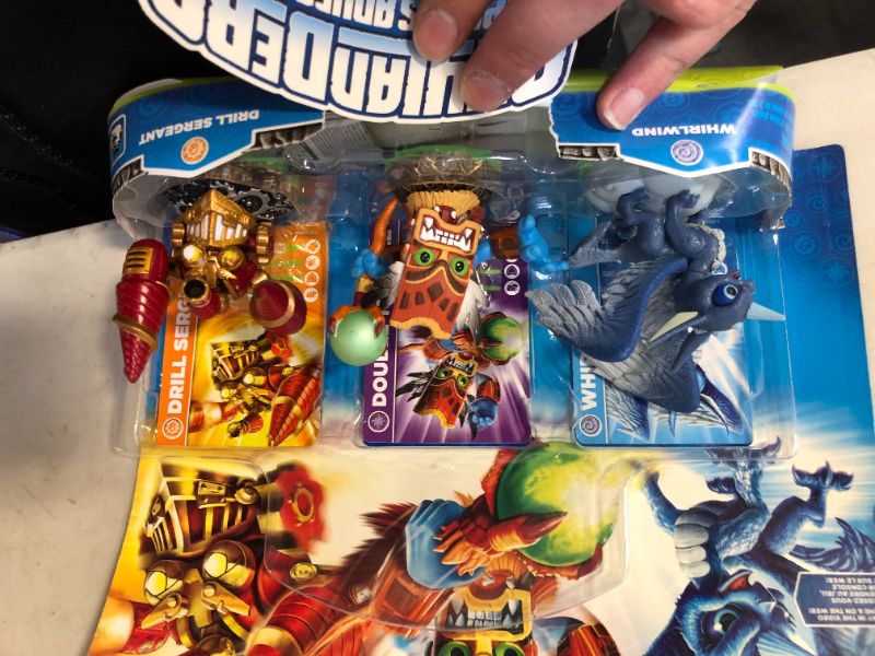 Photo 3 of Skylanders Spyro Adventure Triple Character Pack (Whirlwind, Double Trouble, Drill Sergeant)
