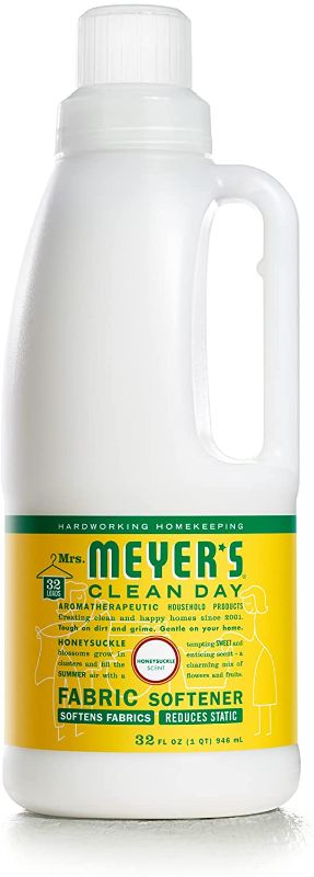 Photo 1 of 3 pk Mrs. Meyer's Liquid Fabric Softener, Cruelty Free Formula Infused with Essential Oils, Paraben Free, Honeysuckle Scent, 32 oz (32 Loads)
