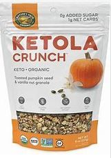 Photo 1 of 6 PK Nature's Path Ketola Crunch Organic Toasted Pumpkin Seed & Vanilla Granola 8oz Pouch EXP 3/21/22
