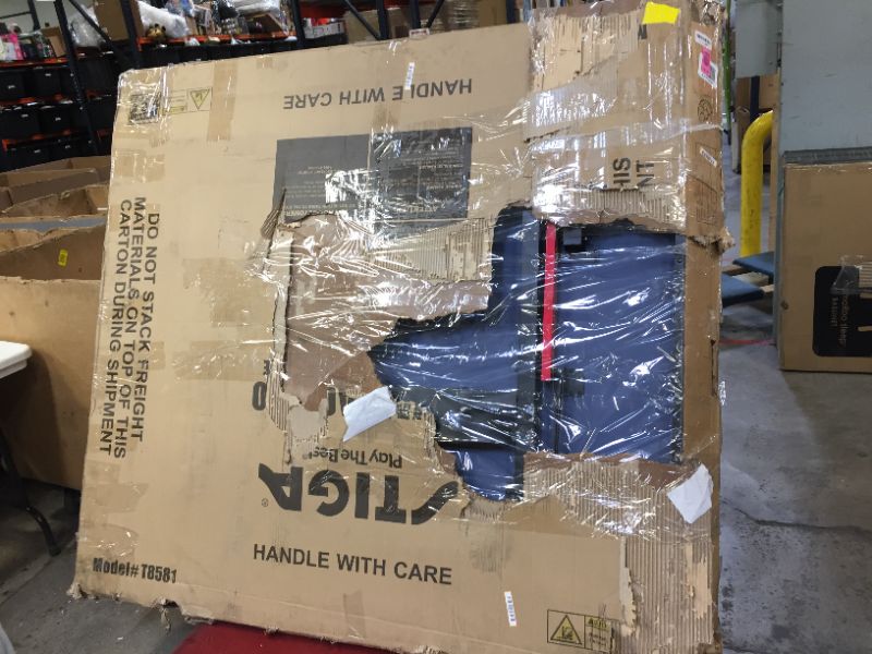 Photo 3 of STIGA Advantage Professional Table Tennis Tables - Competition Indoor Design with Net & Post - 10 Minute Easy Assembly Ping-Pong Table with Single Player Playback and Compact Storage
