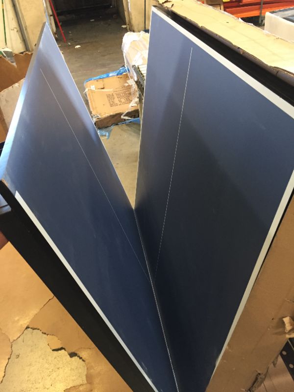 Photo 6 of STIGA Advantage Professional Table Tennis Tables - Competition Indoor Design with Net & Post - 10 Minute Easy Assembly Ping-Pong Table with Single Player Playback and Compact Storage
