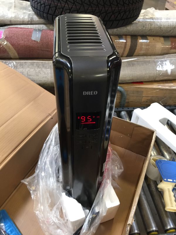 Photo 2 of Dreo Radiator Heater, 2021 Upgrade 1500W Electric Portable Space Oil Filled Heater with Remote Control, 4 Modes, Overheat & Tip-Over Protection, 24h Timer, Digital Thermostat, Quiet, Indoor
