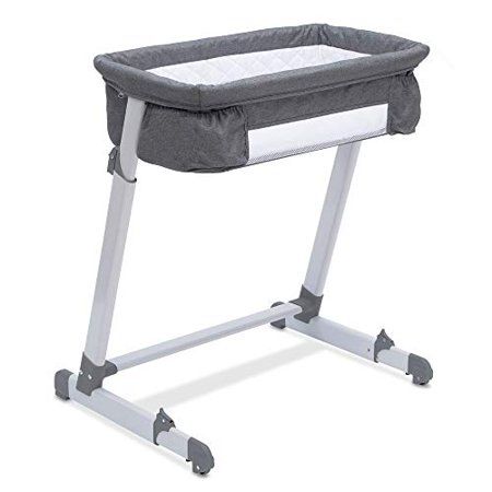 Photo 1 of  Simmons Kids By The Bed City Sleeper Bassinet - Adjustable Height Portable Crib