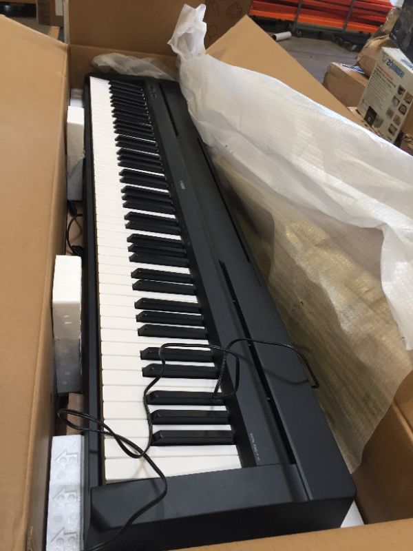 Photo 1 of Yamaha - Full-Size Keyboard with 88 Velocity-Sensitive Keys - Black