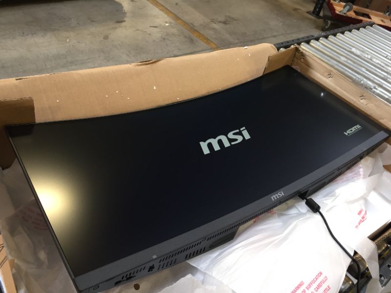 Photo 5 of MSI Full HD Non-Glare 1ms 2560 x 1080 Ultra Wide 200Hz Refresh Rate HDR Ready USB/DP/HDMI Smart Headset Hanger FreeSync 30”Gaming Curved Monitor (Optix MAG301CR2) - Black
