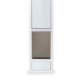 Photo 1 of  PetSafe Large White Aluminum Sliding Pet Door (Actual: 16.375-in x 10.25-in)