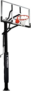 Photo 1 of Silverback In-Ground Basketball Hoops, Adjustable Height Tempered Glass Backboard and Pro-Style Flex Rim Silverback 60 B5402W
