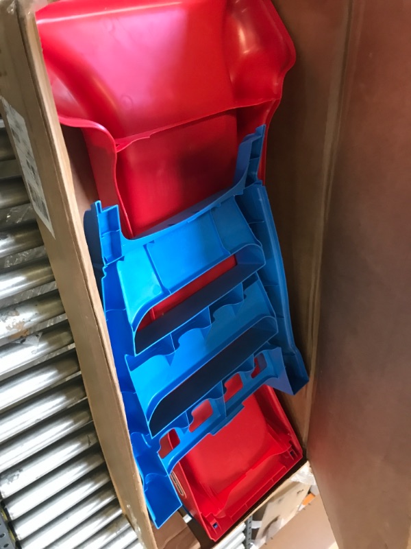 Photo 2 of Little Tikes First Slide Toddler Slide, Easy Set Up Playset for Indoor Outdoor Backyard, Easy to Store, Safe Toy for Toddler, Slip And Slide For Kids (Red/Blue), 39.00''L x 18.00''W x 23.00''H
