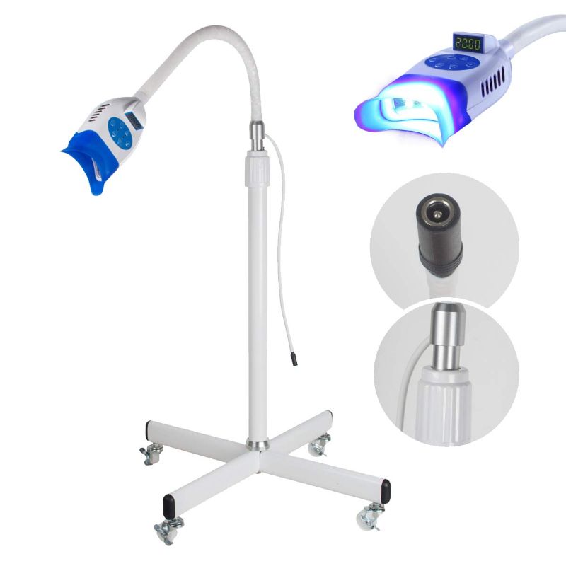 Photo 1 of 36W Floor Standing Teeth Whitening Bleaching LED Lamp, Teeth Whitening Lamp Bleaching Accelerator 10 Blue LED Light Mobile Teeth Whitening Machine