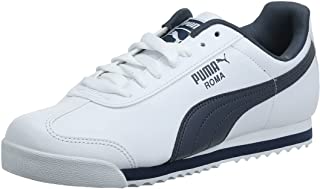 Photo 1 of PUMA Men's Roma Basic Sneaker WHITE NEW NAVY SIZE 9