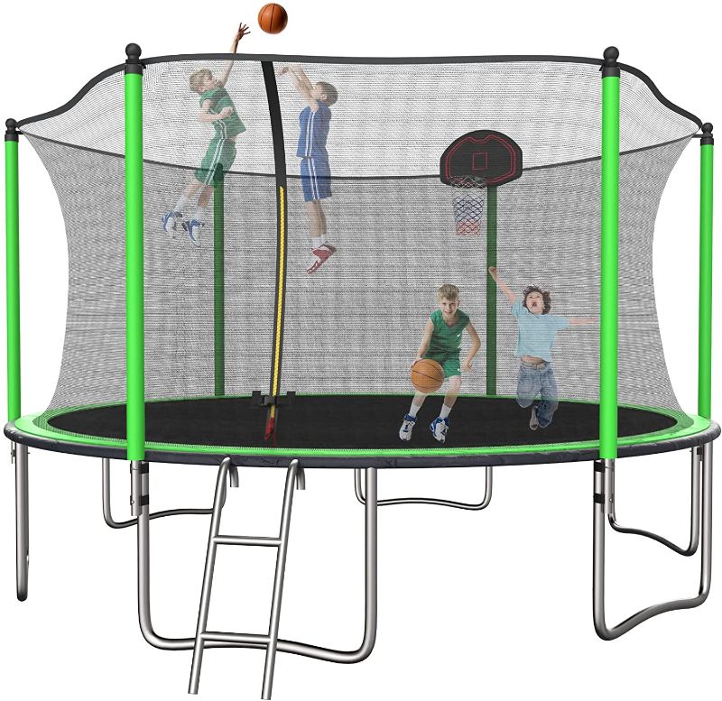 Photo 1 of 14FT Trampoline Capacity for 6-9 Kids **BOX 2 of 2** incomplete 
