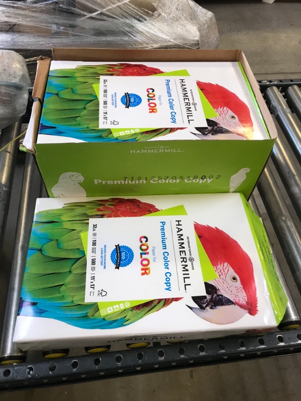 Photo 2 of Hammermill Printer Paper, Premium Color 32 lb Copy Paper, 11 x 17 - 4 Ream (2,000 Sheets) - 100 Bright, Made in the USA, 102660C
