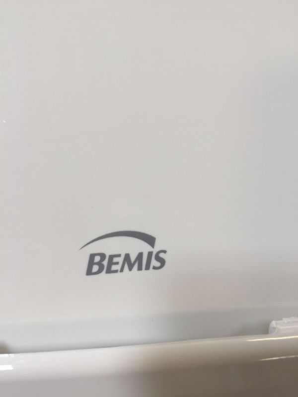 Photo 2 of BEMIS 70 000 Toilet Seat, ROUND, Plastic, White
