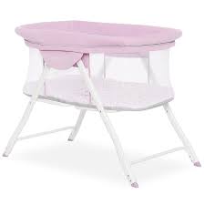 Photo 1 of Dream On Me Poppy Traveler Portable Bassinet, Pink and Purple

