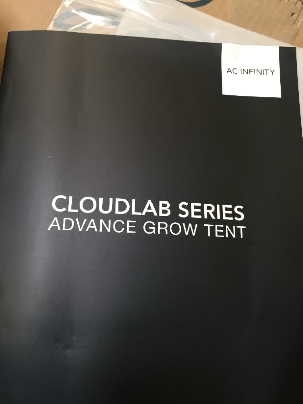 Photo 2 of AC Infinity Cloudlab 866, 5 ft. x 5 ft. Black Advance Grow Tent, 2000D Diamond M