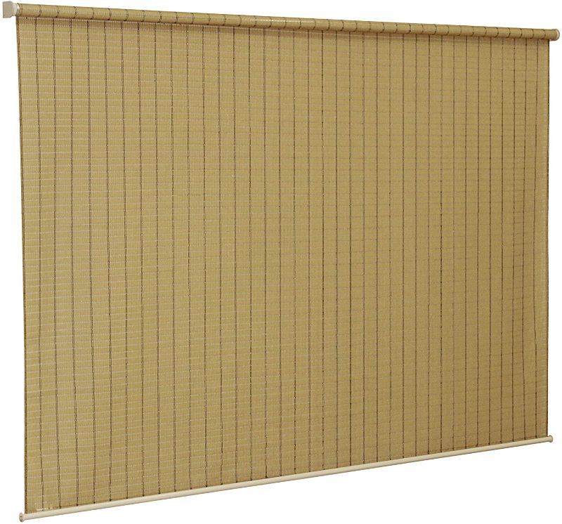 Photo 1 of Coolaroo 450496 Exterior Roller Shade, (8' X 6'), Bamboo
