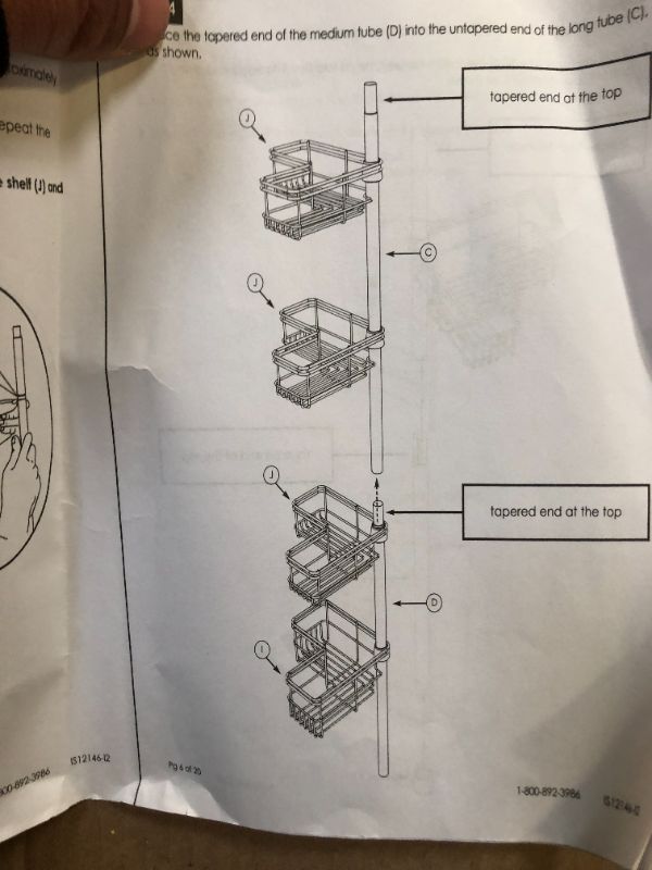 Photo 1 of CORNER SHOWER RACK