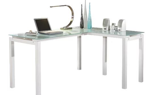 Photo 1 of ASHELY Baraga 61" L-Shaped Home Office Desk
