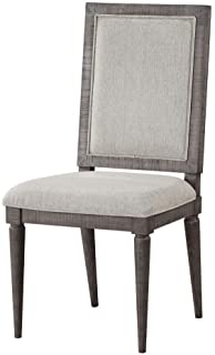 Photo 1 of ACME Artesia Side Chair- - Fabric & Salvaged Natural ONLY ONE 