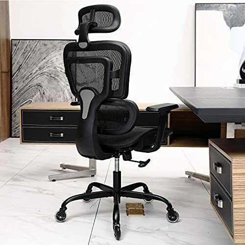 Photo 1 of  AK-968ZK Ergonomic Desk Chair Comfy Breathable Mesh Black
