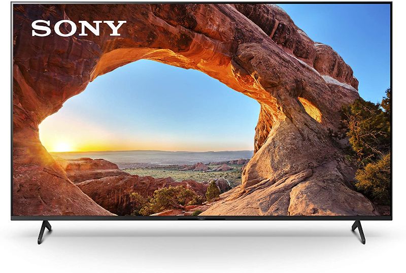 Photo 1 of Sony X85J 75 Inch TV: 4K Ultra HD LED Smart Google TV with Native 120HZ Refresh Rate, Dolby Vision HDR, and Alexa Compatibility KD75X85J- 2021 Model,Black 
