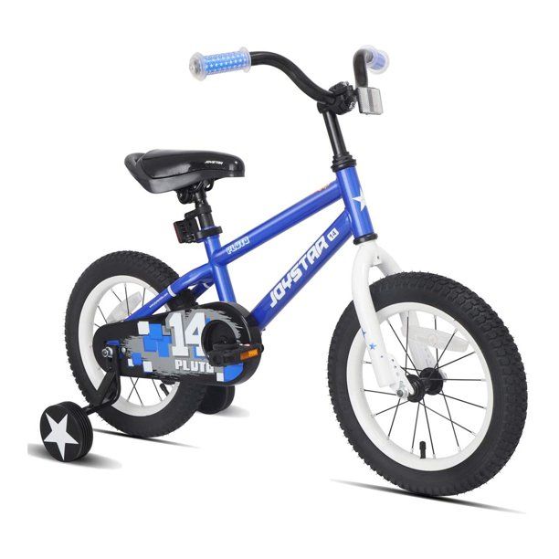 Photo 1 of Joystar Pluto 16 Inch Ages 4 to 7 Kids Boys Bike with Training Wheels, Blue
