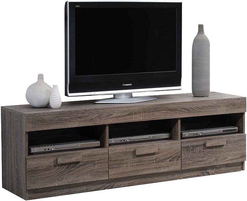 Photo 1 of ACME Furniture Acme 91167 Alvin TV Stand for Tvsup To 60", Rustic Oak
