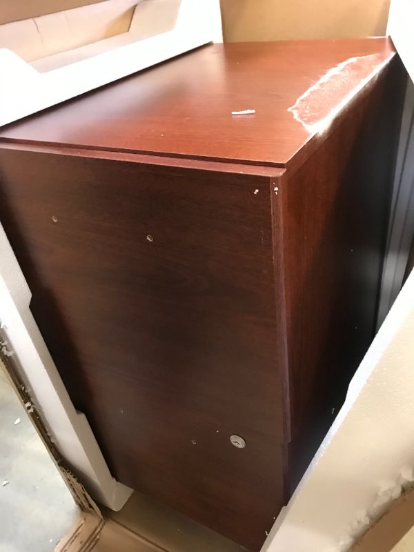 Photo 5 of Bush Business Furniture Series C 2 Drawer Mobile File Cabinet in Mahogany
