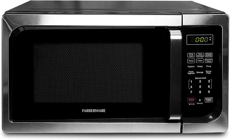 Photo 1 of Farberware Classic FM09SSE 900-Watt Microwave Oven, Stainless Steel, 0.9 Cu.Ft
