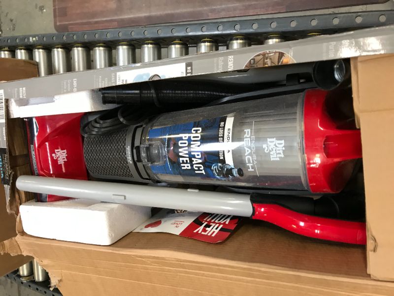 Photo 4 of Dirt Devil Endura Reach Bagless Upright Vacuum Cleaner, UD20124, Red
