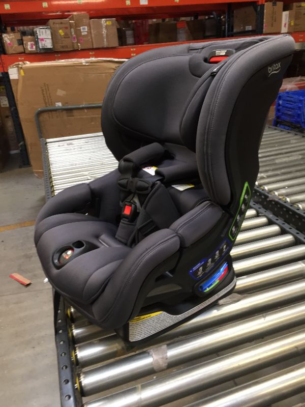 Photo 4 of Britax Boulevard ClickTight Convertible Car Seat, Cool N Dry Charcoal - Cooling & Moisture Wicking Fabric
