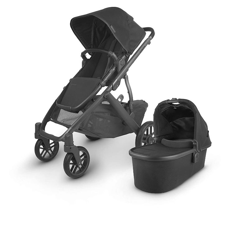 Photo 1 of UPPAbaby VISTA V2 Stroller - JAKE (black/carbon/black leather)
