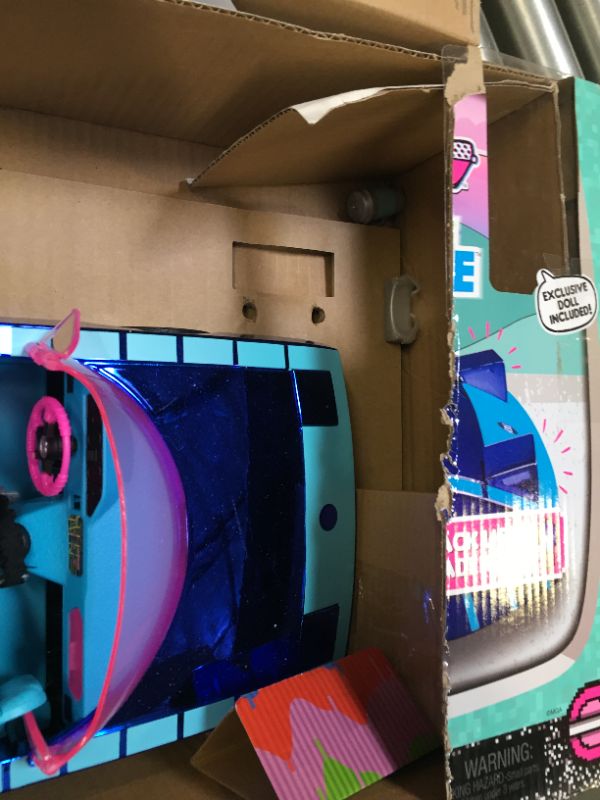 Photo 4 of LOL Surprise Dance Machine Car with Exclusive Doll, Surprise Pool and Dance Floor, Multicolor and Magic Blacklight, for Kids
